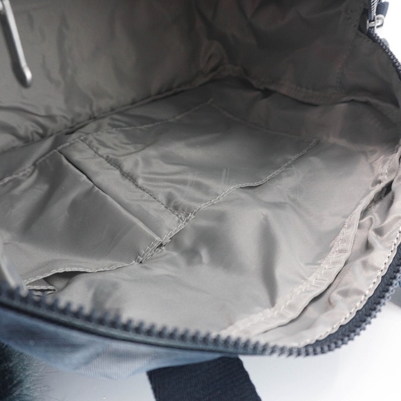 Kipling Defea Large Satchel Shoulder Handbag HB7355 Doodle Jacquard Navy NWT 134 - Picture 5 of 13